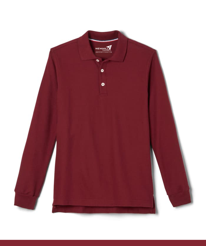 Boys Pique Polo School Uniform with TMSA logo Embossed
