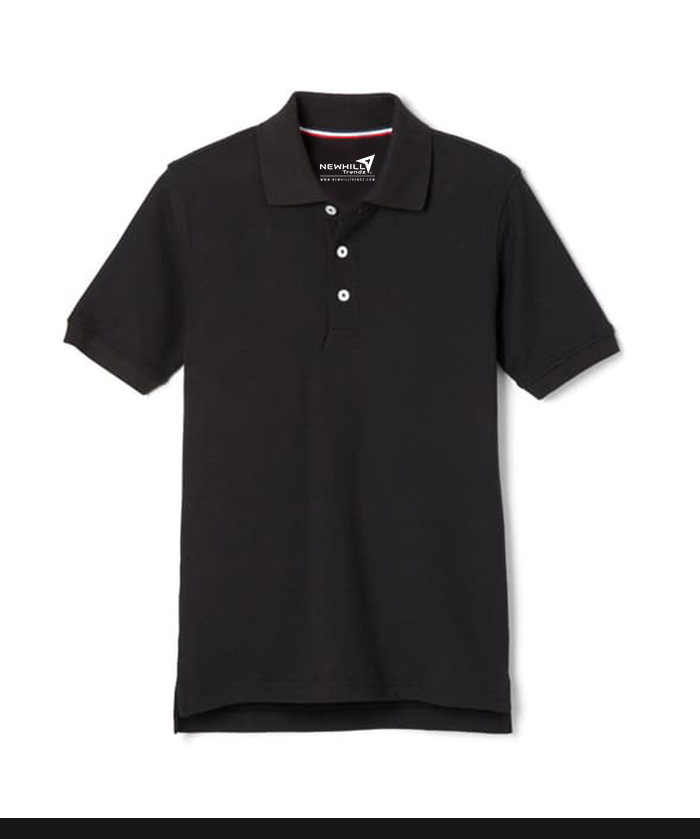 Boys Pique Polo School Uniform with TMSA logo Embossed
