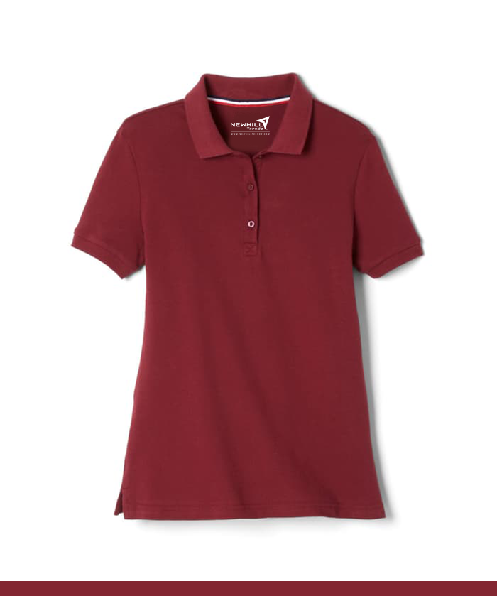 Girls Pique Polo School Uniform with TMSA logo Embossed