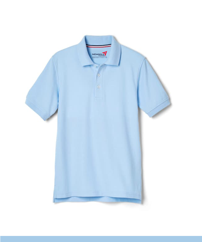 Boys Pique Polo School Uniform with TMSA logo Embossed