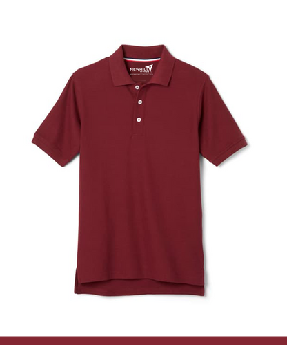 Boys Pique Polo School Uniform with TMSA logo Embossed