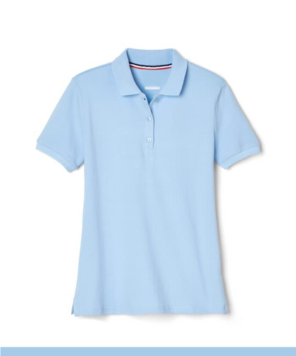 Girls Pique Polo School Uniform with TMSA logo Embossed